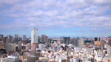 Stok video - Tokyo hava cityscape