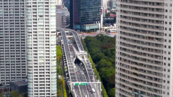 Paisaje urbano aéreo de Tokio - HD — Vídeos de Stock