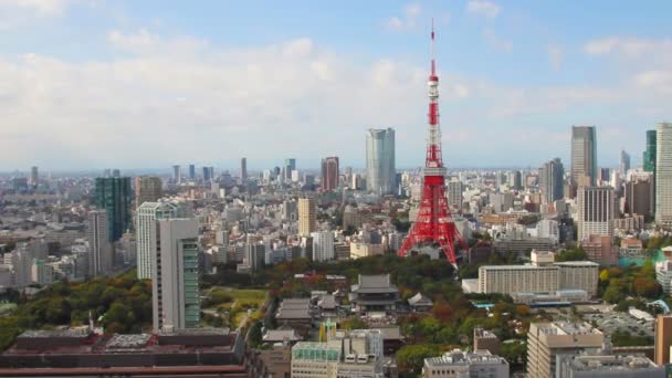 Hd - 都市の景観、東京の空撮 — ストック動画