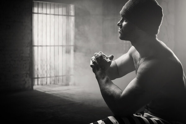 The prisoner worries about a criminal conduct being behind a lattice