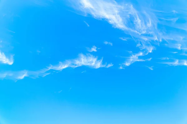 Cielo Azul Con Nubes Blancas Lugar Para Texto —  Fotos de Stock
