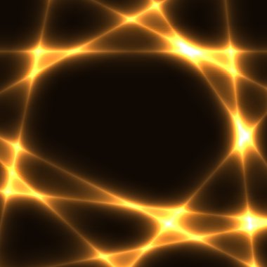 Koyu arka plan - altın kaotik satırlarında şablonu