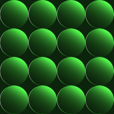 3D düğmeleri sorunsuz arka plan yeşil