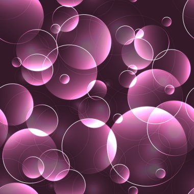 Pembe balonlar sorunsuz arka plan