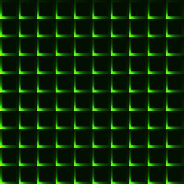 Parlak noktalar sorunsuz arka plan ile yeşil ızgara