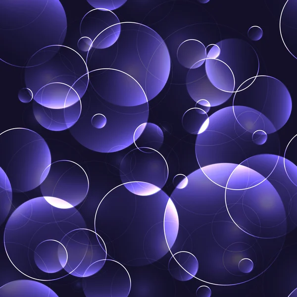 Bulles violettes fond sans couture — Image vectorielle