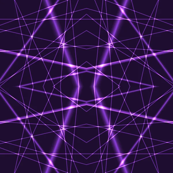 Rayos láser violeta Fondo sin costuras — Archivo Imágenes Vectoriales