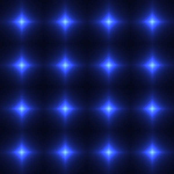 Blaues Netz aus glänzendem Kreuz - nahtloses Muster — Stockvektor