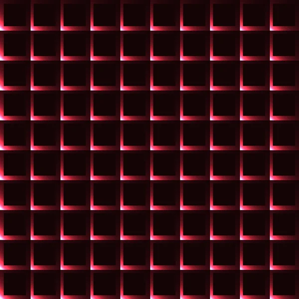 Красная сетка с блестящими пятнами бесшовный фон — стоковый вектор