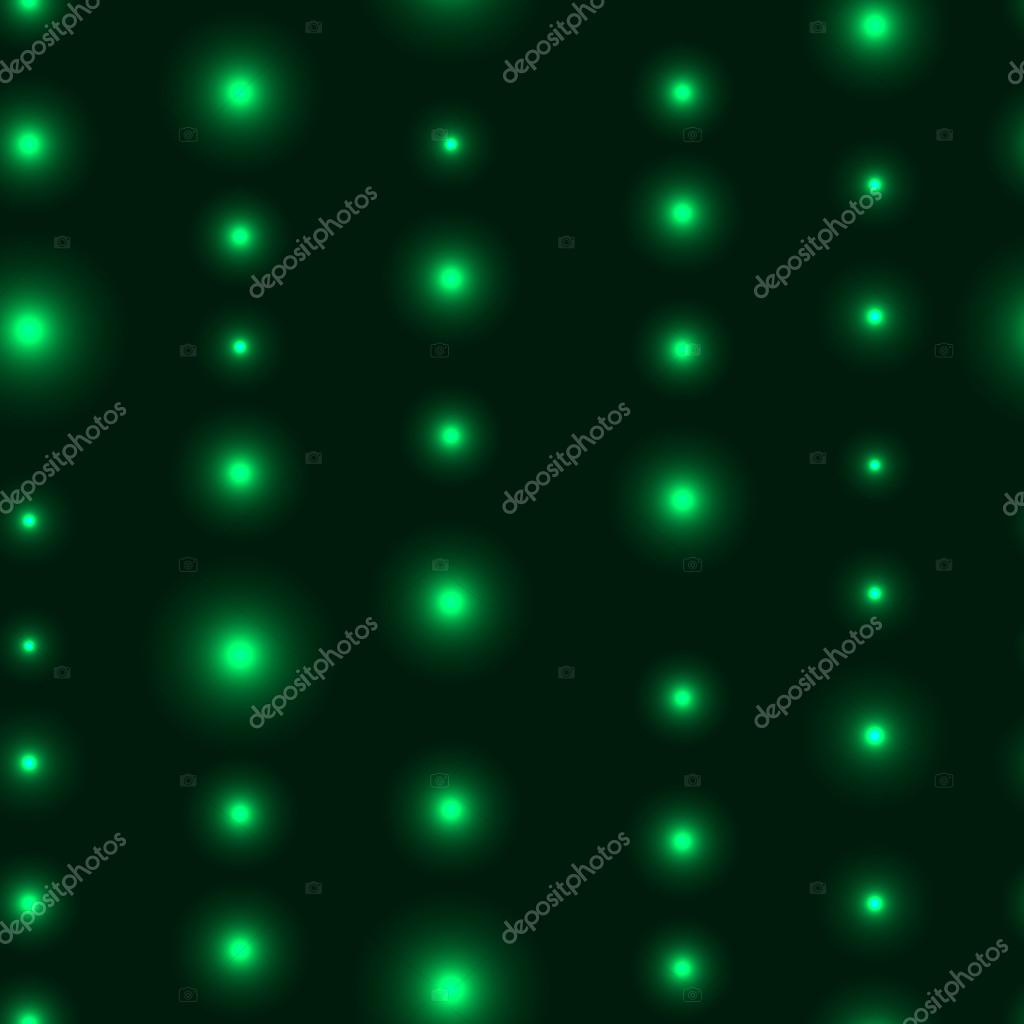 Green LED lights on dark seamless background — Stock Vector © ledinka