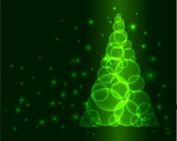 Árbol de Navidad verde — Archivo Imágenes Vectoriales