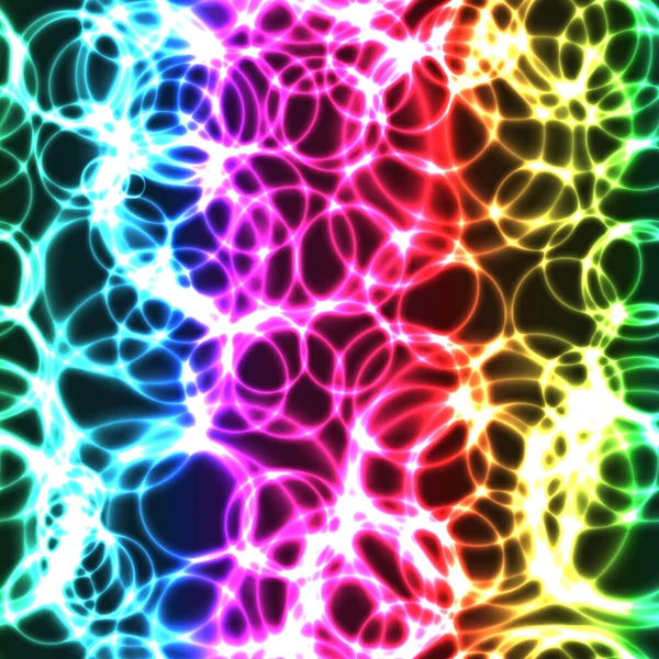 Rainbow bubblor sömlös bakgrund — Stock vektor