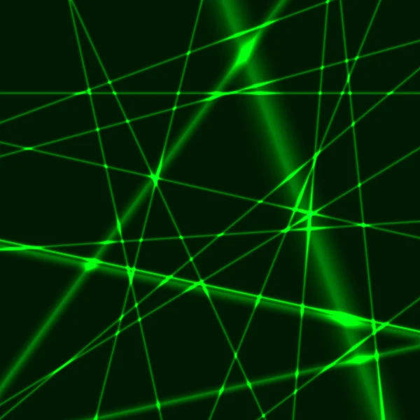 Fundo laser verde — Vetor de Stock