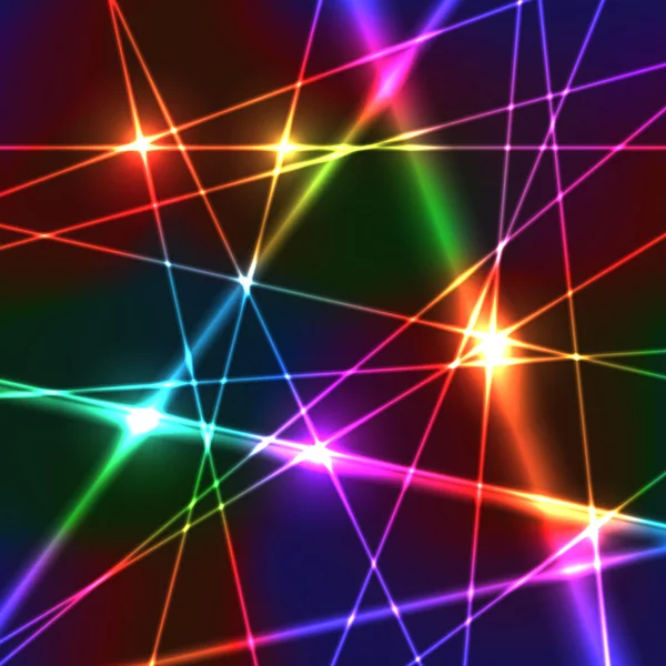 Rainbow Laser Background — Stock Vector