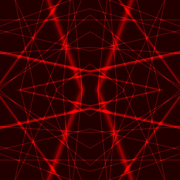 Rode Laser balken naadloze achtergrond — Stockvector
