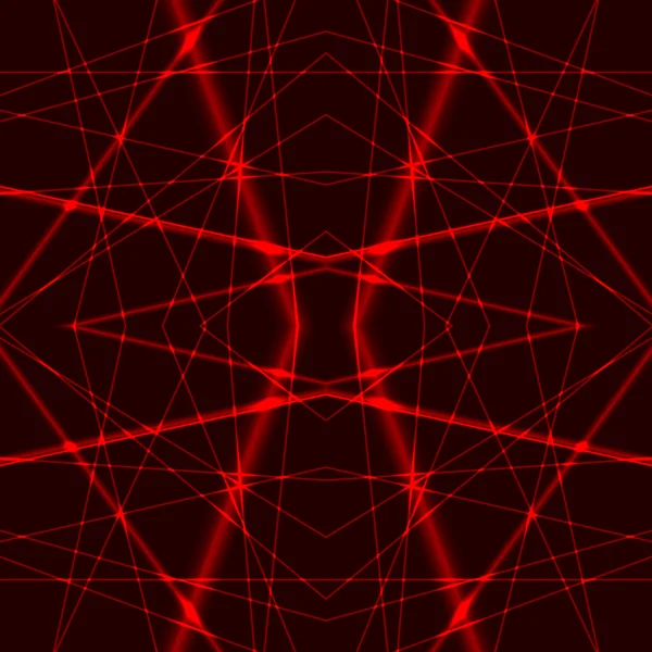 Rayos láser rojo Fondo sin costura — Vector de stock