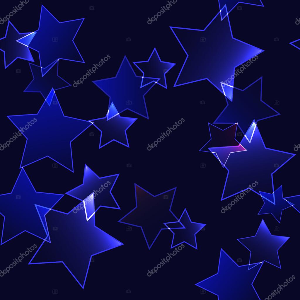 Dark background with dark blue neon stars (seamless background) Stock  Vector Image by ©ledinka #70734101