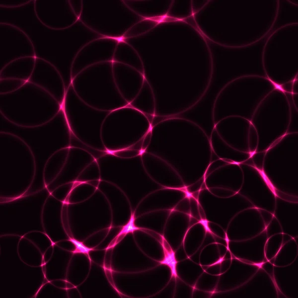 Tmavě růžové bubliny bezešvé pozadí — Stockový vektor