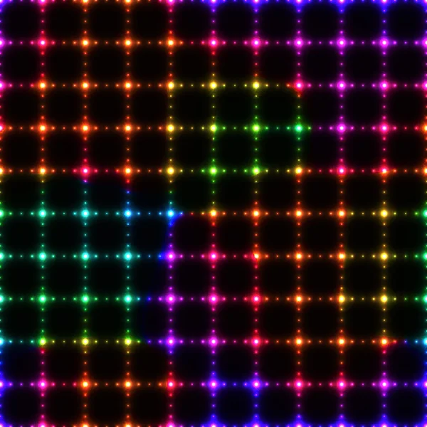 Neon renkli Led duvardan dots - sorunsuz arka plan