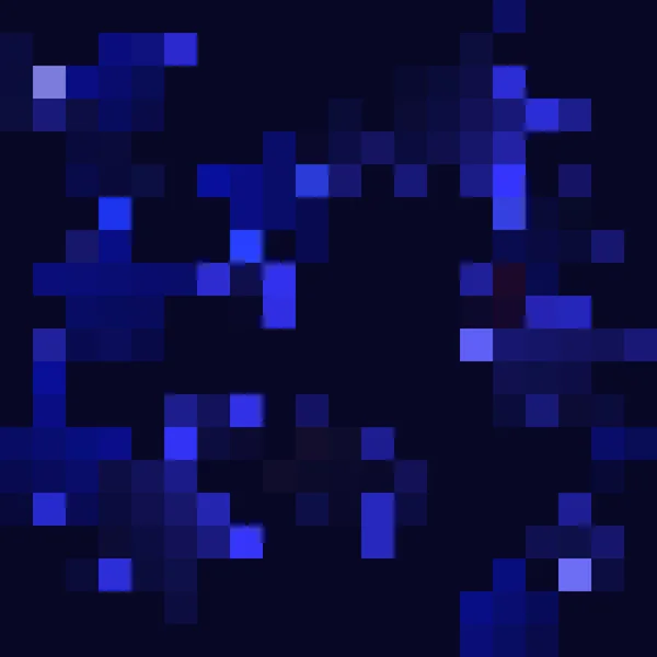 Темно-синий мозаичный бесшовный фон — стоковый вектор