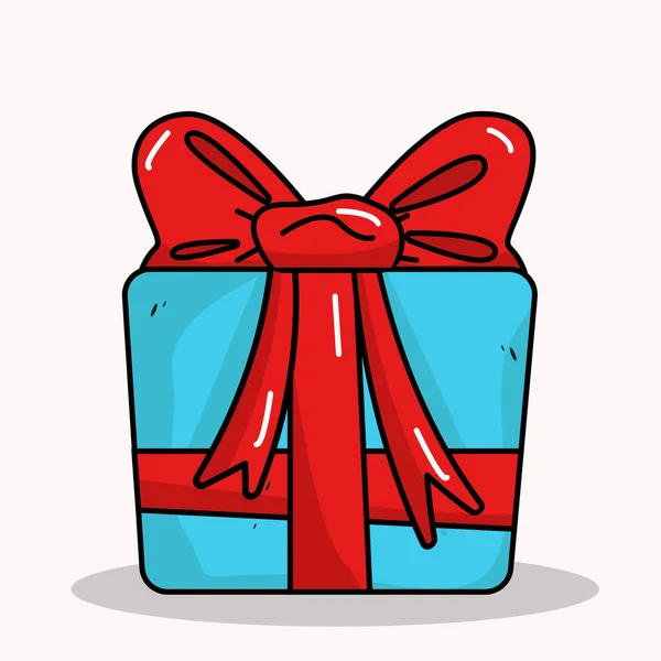 Kolorowe niebieskie opakowanie prezent, Boże Narodzenie papier pakowy — Zdjęcie stockowe