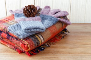 Kış giyim arka plan