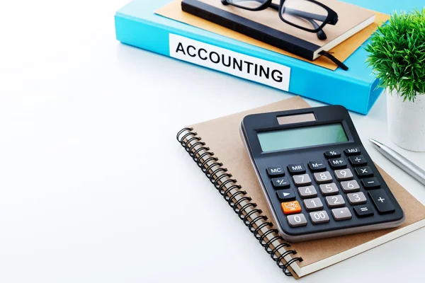 Accounting work background — Stock Photo, Image