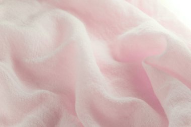 Yumuşak pembe kumaş
