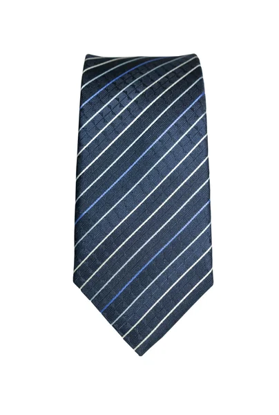 Μπλε γραβάτα απομονωμένη σε λευκό φόντο — Φωτογραφία Αρχείου