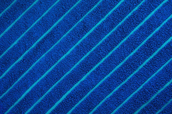 Textur des blauen Strandtuchs — Stockfoto
