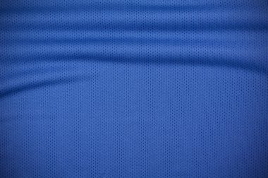 Spor jersey forması giyim doku mavi