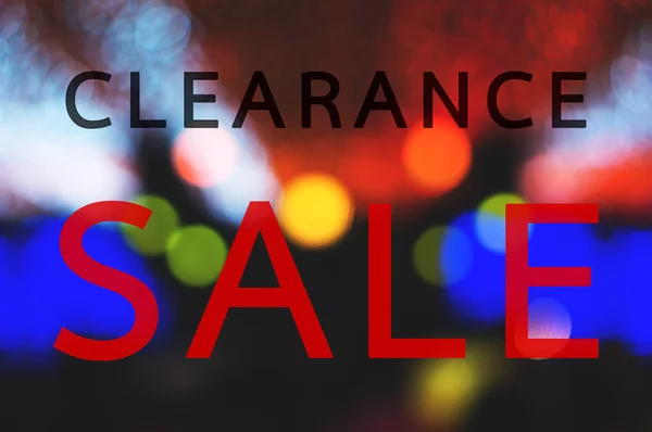Clearlance πώληση — Φωτογραφία Αρχείου