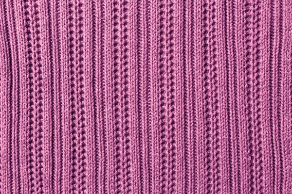 粉红色的羊毛针织的面料 — 图库照片