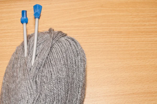 Knitting on the table — Stock Photo, Image