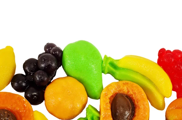 Color jellys in the form of fruit — Stock Photo, Image