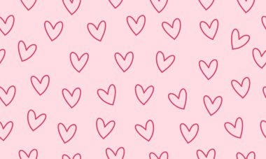 Kalpli soyut bir arka plan. Aşk, evlilik vektörü.