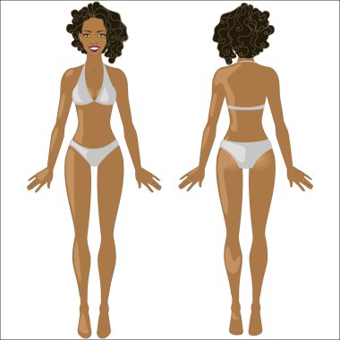 güzel kadınla renkli arka plan