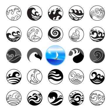 Dalga Icons set