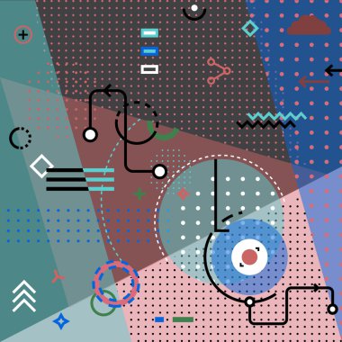 Geometrik soyut arkaplan.