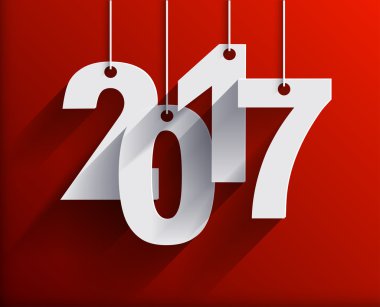 Yeni yıl Origami kartı 