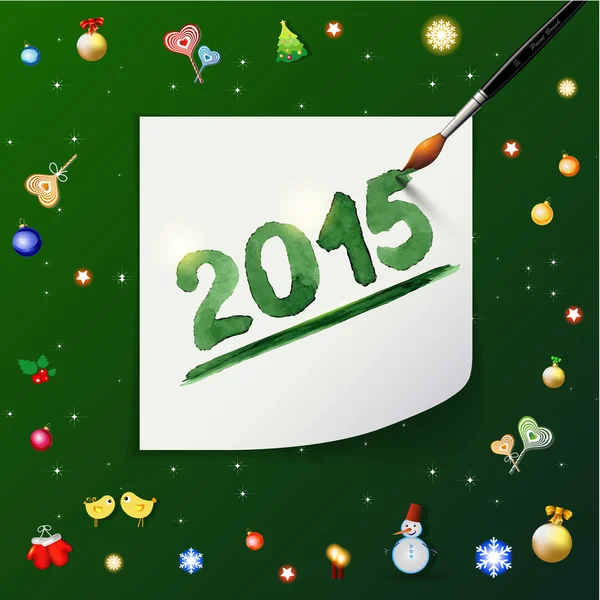 2015 С Новым годом — стоковый вектор