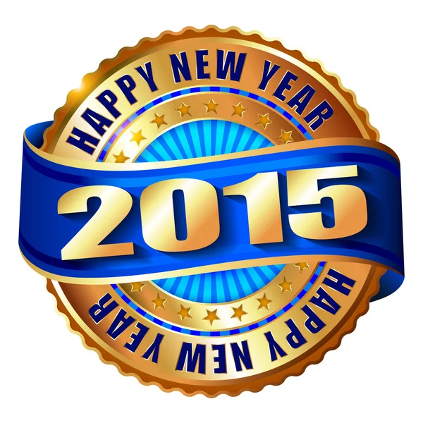 Felice anno nuovo 2015 — Vettoriale Stock