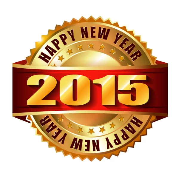 Felice anno nuovo 2015 — Vettoriale Stock