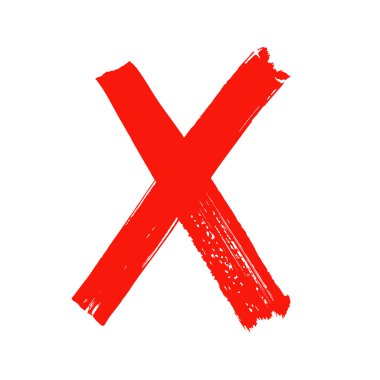 x - kırmızı el yazısıyla mektup