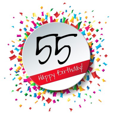 55 happy Birthday arka plan