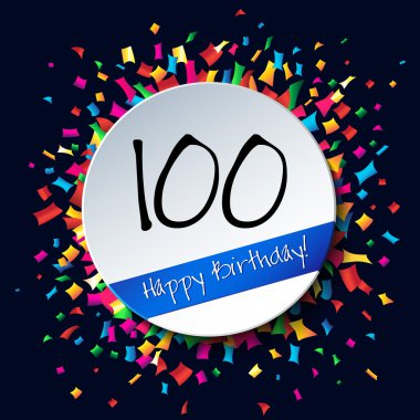 100 mutlu yıllar arka plan