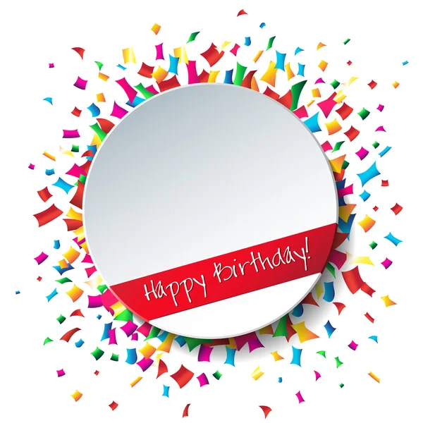 Empty Happy Birthday background — Stock Vector