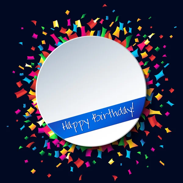 Empty Happy Birthday background — Stock Vector