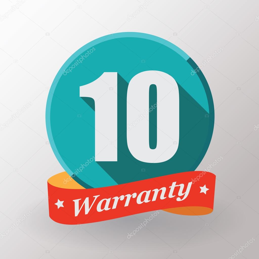 10 Warranty label