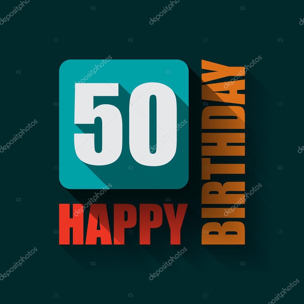 50 Birthday Background